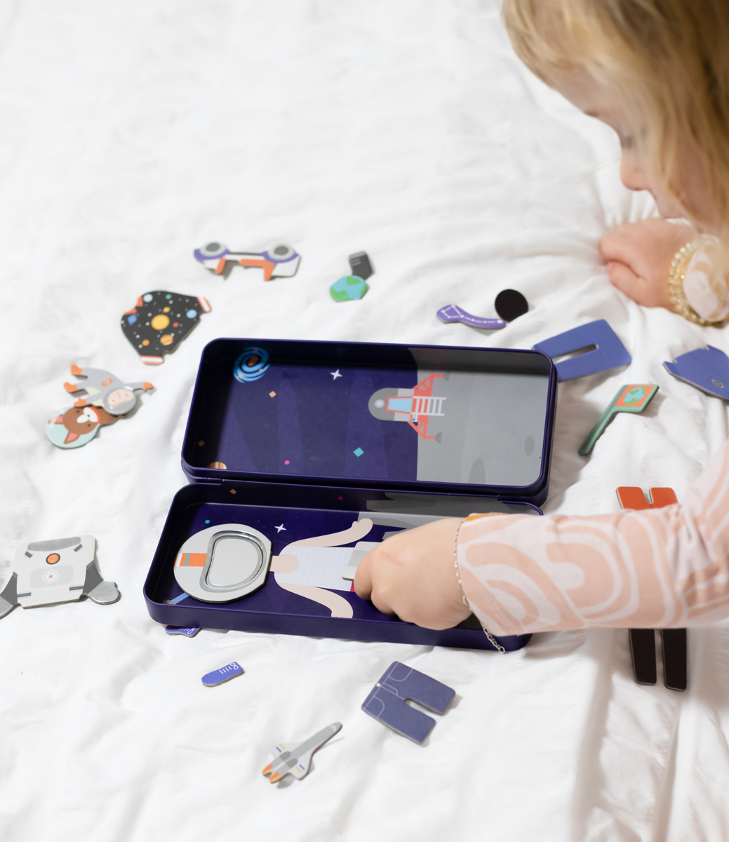 Magnetische puzzeldoos 'ruimtevaart' MierEdu