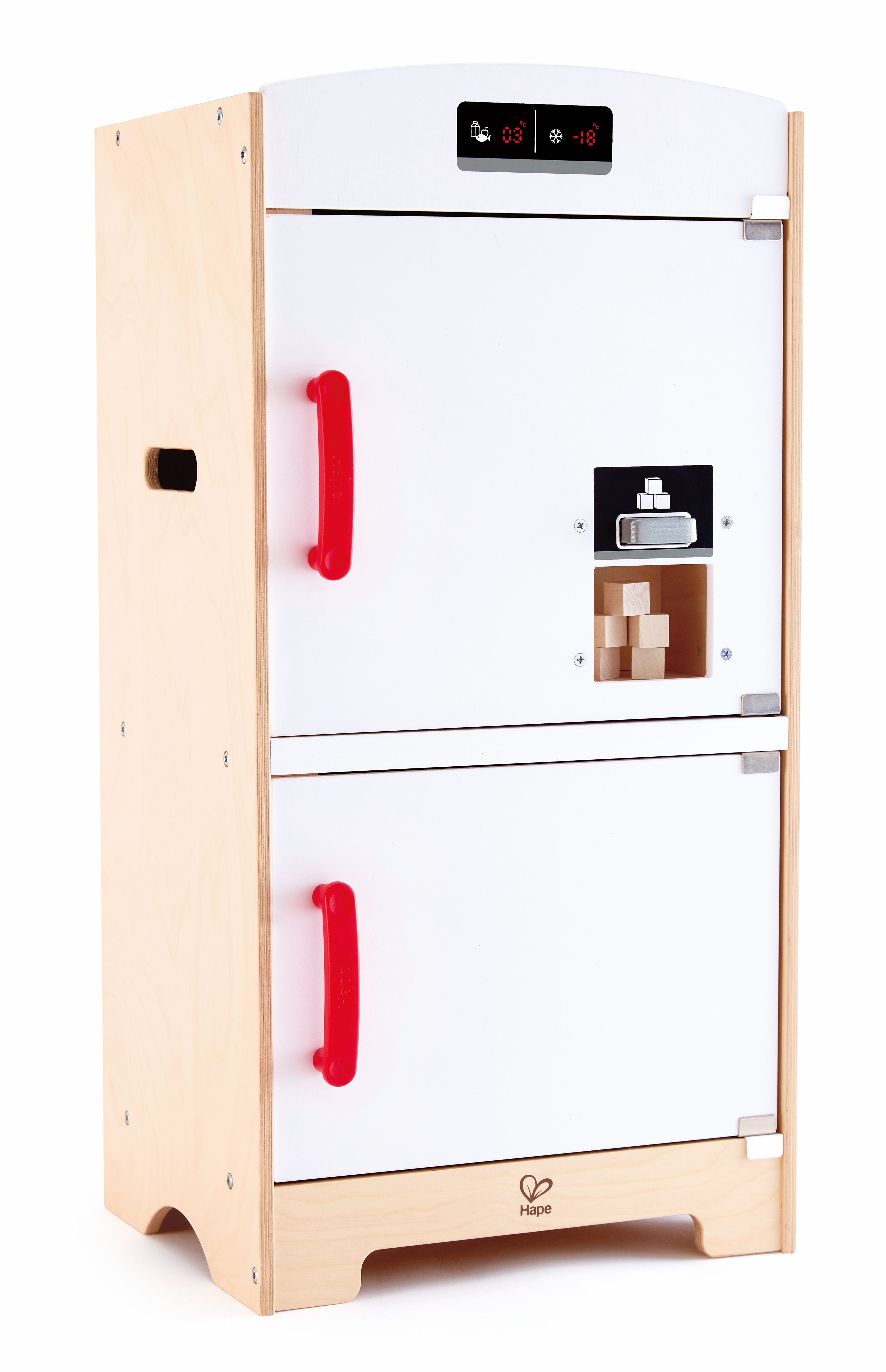 Hape houten koelkast wit