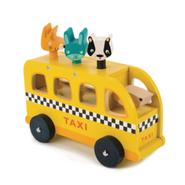 Houten dierentaxi Tender Leaf Toys