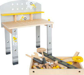 Houten werkbank fix-it incl. accessoires