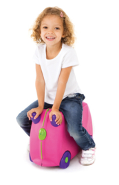 Trunki kinderkoffer Trixie roze