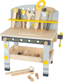 Houten werkbank fix-it incl. accessoires