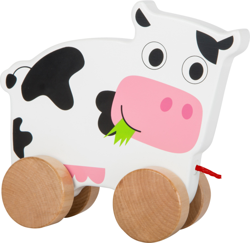 schakelaar huwelijk ijsje Houten trekfiguur koe | Duw-& trekfiguren | Hopsa.nl Houten speelgoed en  meer