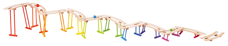 Goki knikkerbaan rollercoaster Knikkerbanen ballenbanen | Hopsa.nl speelgoed en meer