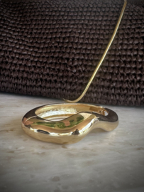 Wave bangle gold