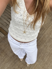 Starfish necklace long