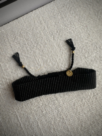 Happy bracelet deluxe black