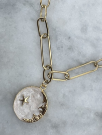 To the moon and back chunky chain