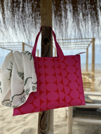 Tote bag red/pink