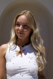 Seastar necklace Brown