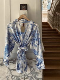 Soft coton kimono blue
