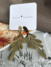 Golden leafs  earrings