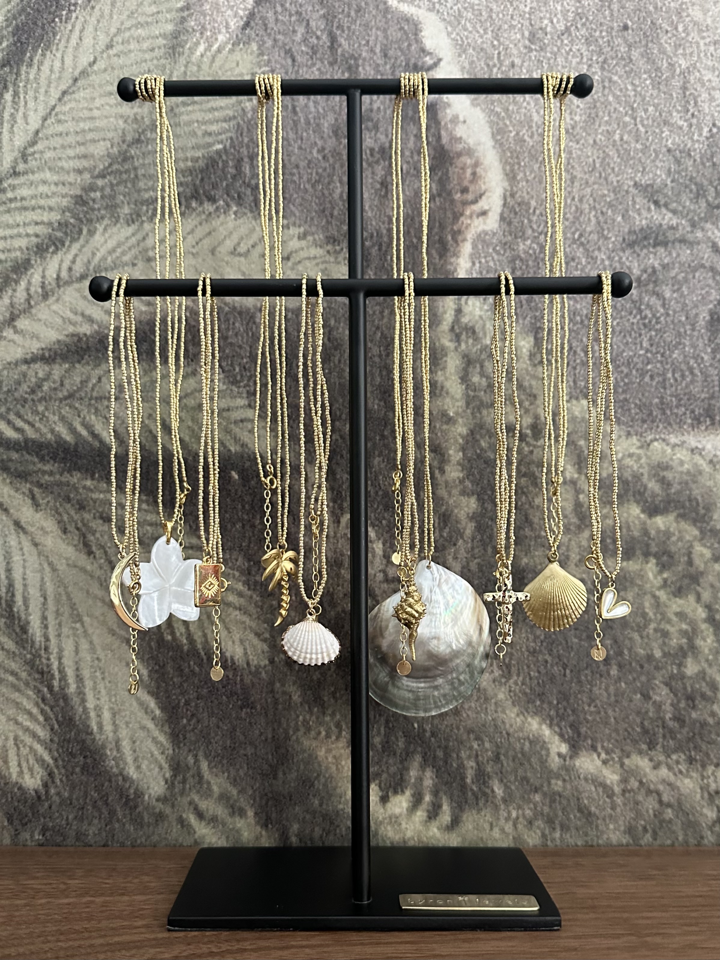 Palm necklace long