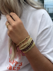 Happy bracelet gold