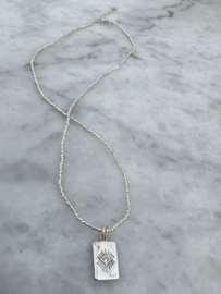 Yasmine necklace silver