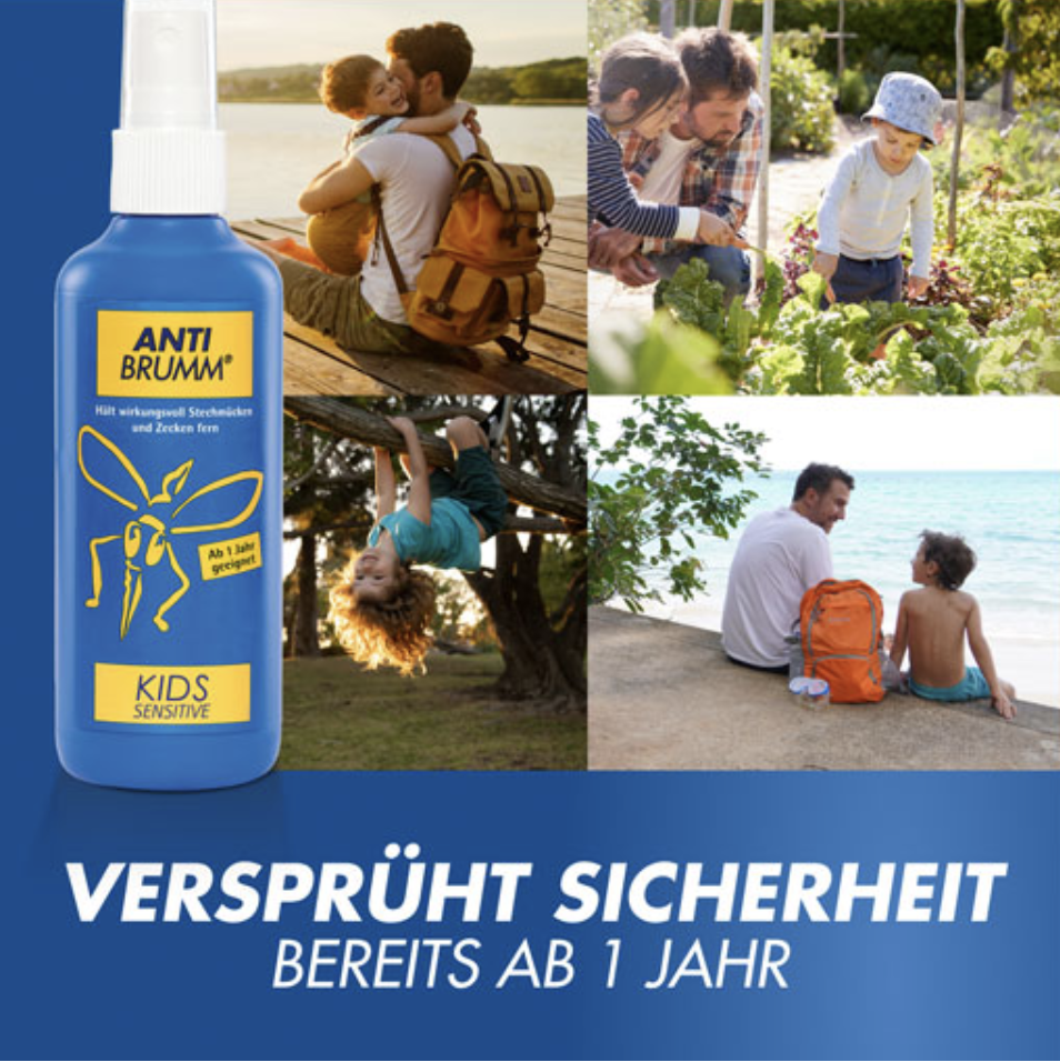 ANTI-BRUMM Kids sensitive Pumpspray 150 ml.