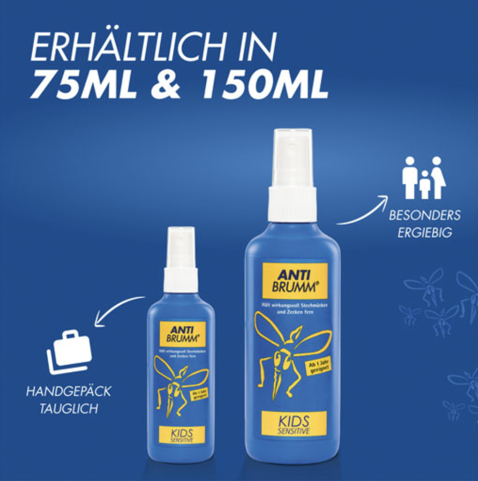 ANTI-BRUMM Kids sensitive Pumpspray 150 ml.