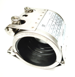Reparatieklem scharnierbaar Type OPEN FLEX + EPDM rubber sleeve DN 20 t/m DN 400