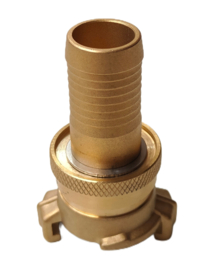 GEKA | GK messing druk- | zuigkoppeling met slangtule WARTEL NASTELBAAR | 1 1/4" | 5/4" | 32 mm | DN32