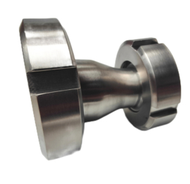 RVS 316 | INOX adapter | VERLOOPkoppelstuk DIN 11851 puntstuk + wartelmoer DN25 x DIN 11851 puntstuk + wartelmoer DN32