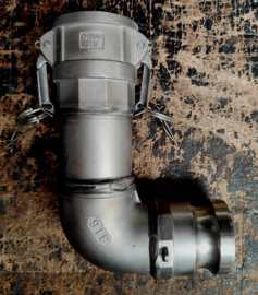 Maatwerk Camlock / Kamlock Verloopstukken | Reducers | Verbinders | Bochten 45 graden | Bochten 90 graden