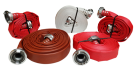 Al onze brandslangen verkrijgbaar van diameter 25 mm t/m  250 mm op elke gewenste lengte en met elke gewenste slangkoppeling. Bel of mail ons voor een offerte of maat. Voor grotere aantallen geldt uiteraard een staffelkorting!