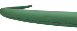 Professionele EPDM Multipurpose (warm)waterslang | luchtslang | dekwasslang GROEN | 19 mm - 3/4" - DN 20 | Lengte 40 meter | € 7,70 per meter