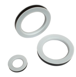 PTFE | Teflon envelop + Viton | FKM rubber afdichting | afdichtring voor Camlock | Kamlok - DN 32 | 1 1/4"