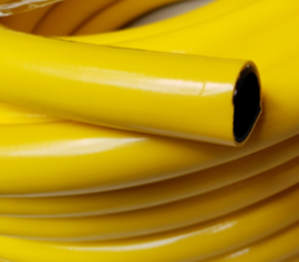 Professionele waterslang | beregeningslang | dekwasslang  geel 15 mm x 25 meter | 5-laags Anti-Torsie Hose (ATH) | € 1,60 per meter