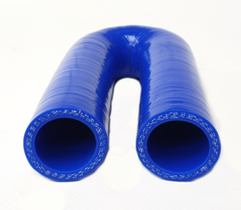 Siliconen blauwe lucht | koelwater SLANG MODEL BOCHT 180° Performance | ID 16 mm
