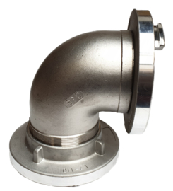 Storz + RVS 316 bocht | knie 90 graden
