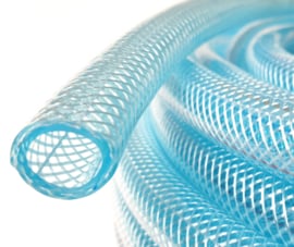 Transparante PVC luchtslang | waterslang | compressorslang + textielinlagen