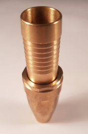 GEKA / GK messing nozzle / straalpijp slangtule 1" - 25 mm