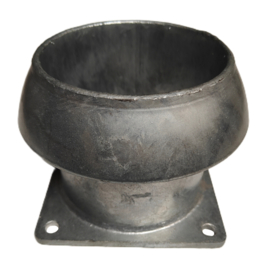Perrot MZ flensaansluitstuk mannelijk V-deel 108 mm - 4" x MZ flens vierkant 4" | Type C77