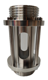 RVS 316L DIN 11851 borosilicaat kijkglas | DN100