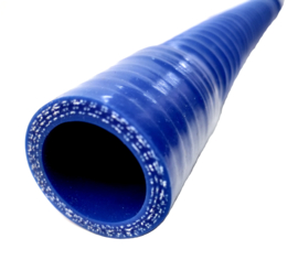 Silicone Lucht- | Koelwaterslang Performance Type Flexibel + SPIRAAL + 2 gladde MANCHETTEN - ID 13 mm x L = 350 mm