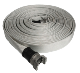 Brandslang Professioneel Synthetisch Wit EPDM - 45 mm ( 1 2/3") x 20 meter + DSP koppelingen