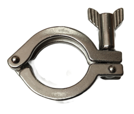 RVS 316L Tri-Clamp | Clover borosilicaat kijkglas | DN80 x flens 106 mm