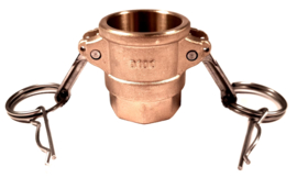 Messing Camlock / Kamlok type D - DN 15 - 1/2" - D 50