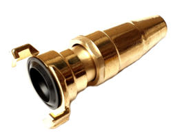 GEKA | GK messing nozzle | straalpijp met klauwkoppeling 3/4" - 19 mm