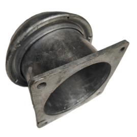 Perrot MZ flensaansluitstuk mannelijk V-deel 108 mm - 4" x MZ flens vierkant 4" | Type C77