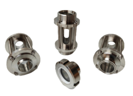 RVS 316L Tri-Clamp | Clover borosilicaat kijkglas | DN80 x flens 106 mm