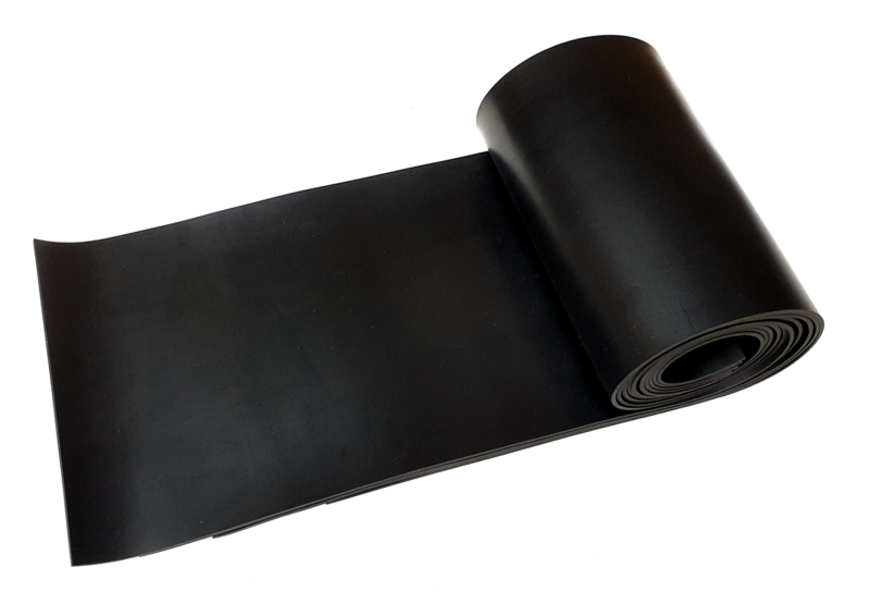 Oliebestendige NBR rubber plaat 100 x cm | Voorraad (Kies gewenste plaatdikte: 1 mm dik)