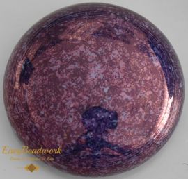gc-004 Glas Cabochon Lilac/Luster round 25mm
