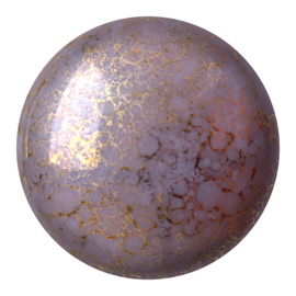 pcab-032 Opaque Amethyst Bronze 25mm Cabochon 23030/15496