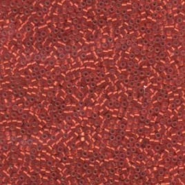 db0683 Semi-Frosted Silverlined Dark Ruby
