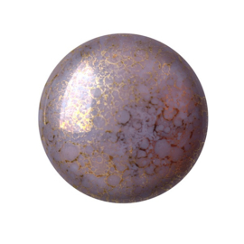 pcab-002 Opaque Amethyst Bronze 18mm Cabochon 73030-15496