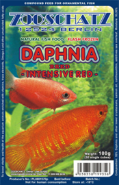 Daphnia intensief rood watervlo plak 500gr