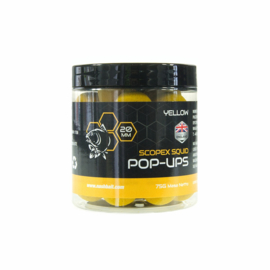 Nash Bait Scopex Squid Pop Up 20mm Yellow