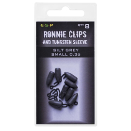 ESP Ronnie Clips & Tungsten Sleeves Silt Grey Small